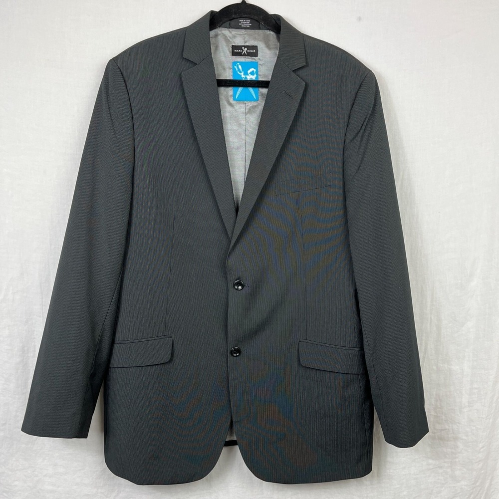 44L Marc Ecko Cut Sew Multitask Blazer Sport Coat 2 Button Double Vent